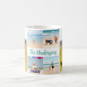 Volcanoes Nat'l Park Hawaii Orchid 4 Photo Trip Coffee Mug