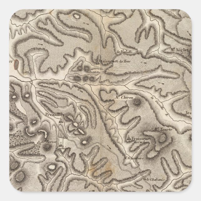 Volcans Haute Loire Square Sticker (Front)