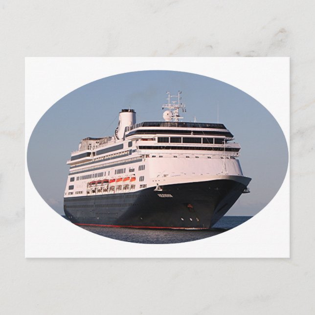 Volendam cruise ship oval 6 postcard (Front)