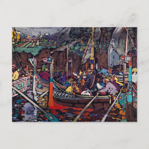 Volga Song, 1906 by Wassily Kandinsky Postcard