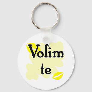 Volim te  - Croatian - I Love You Key Ring