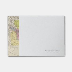 Volkerkarte von Asien - Map of Asia Post-it Notes