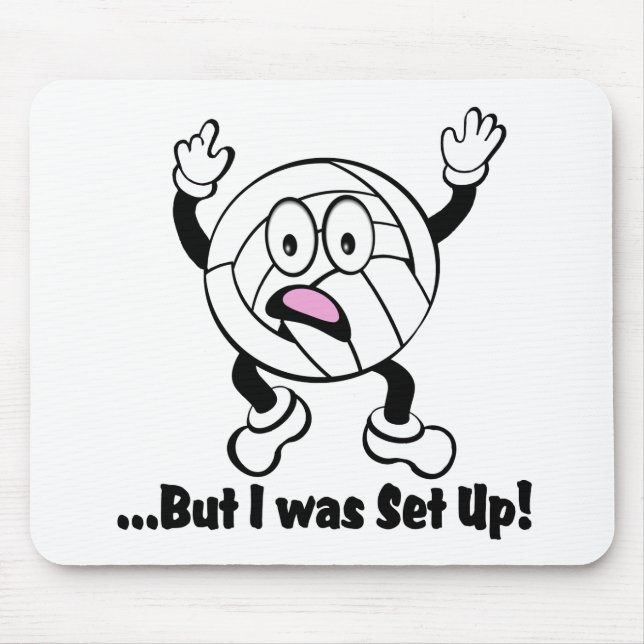 Volley Dude Mouse Pad (Front)