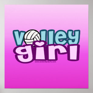 Volley Girl Poster