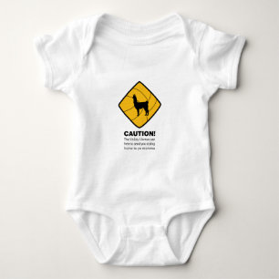 Volley Llama Swagger Baby Bodysuit