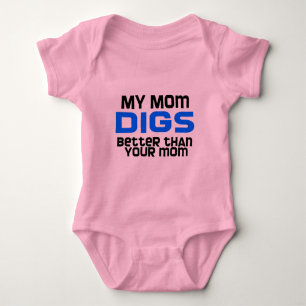 VolleyBaby My MomDigs Baby Bodysuit