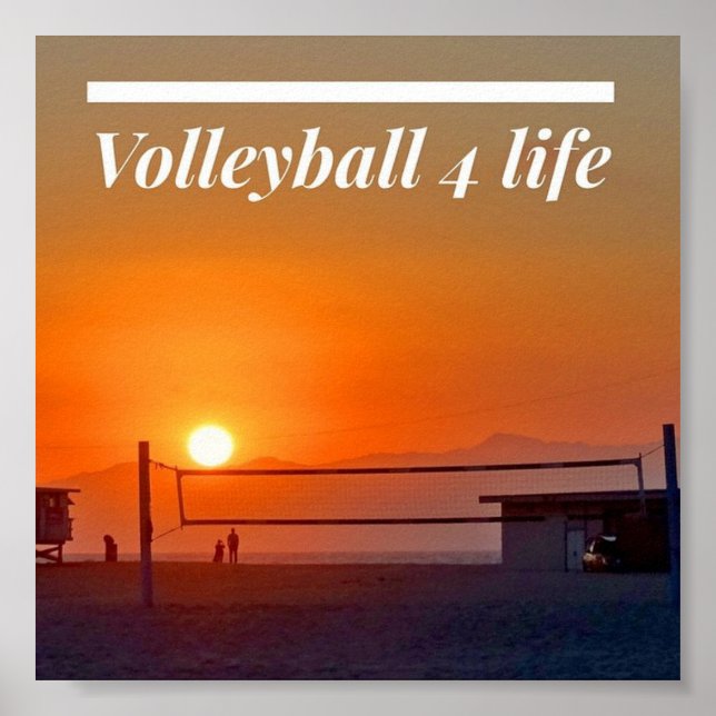 Volleyball 4 Life Poster (Front)
