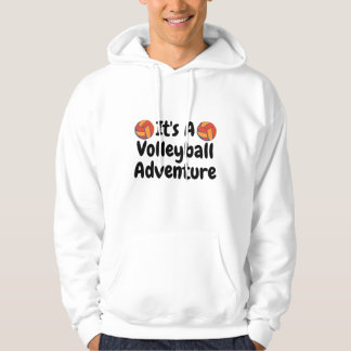 Volleyball adventure - Custom volleyball team Hoodie