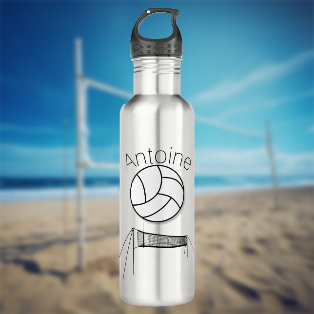 Volleyball And Net Personalised 710 Ml Water Bottle (Creator Uploaded)