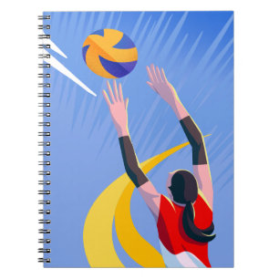 Volleyball Athlete Notebook