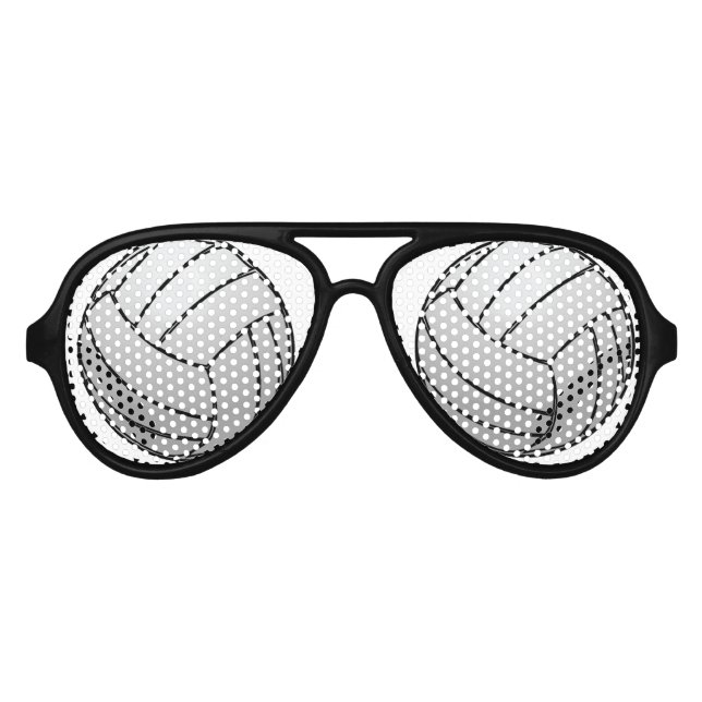Volleyball Aviator Sunglasses (Front)