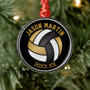 Volleyball 🏐 Award - Gold Metal Ornament