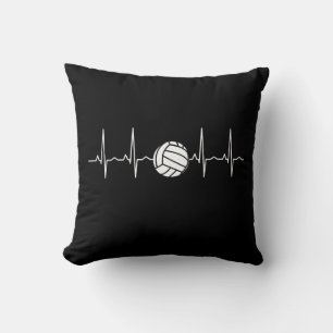 Volleyball Ball Heartbeat Cushion