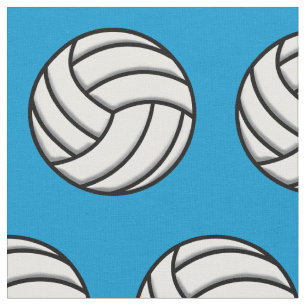 Volleyball Ball Pattern Fabric