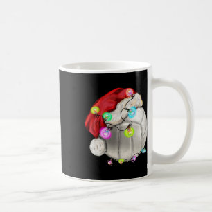 Volleyball Ball With Santa Hat Christmas Kid Boys  Coffee Mug