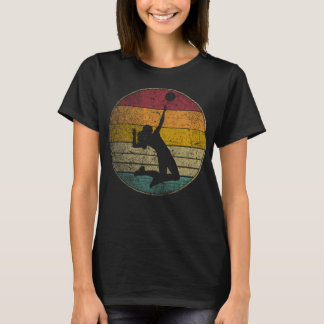 Volleyball Beach College High School Vintage Retro T-Shirt