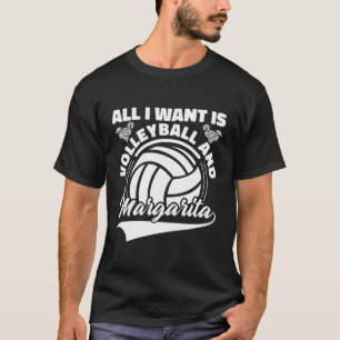 Volleyball Beach - Vball Volleyball Margarita T-Shirt