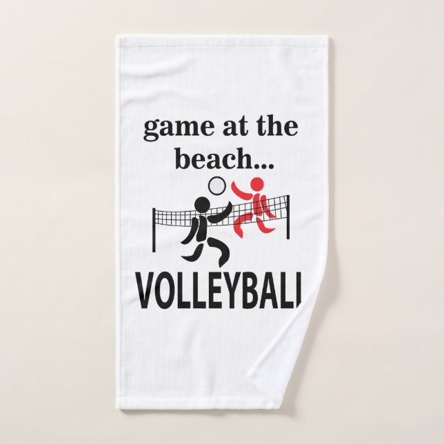 Volleyball Beach Volleyball Hand Towel (Hand Towel)
