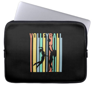 Volleyball Beachvolleyball Retro Laptop Sleeve