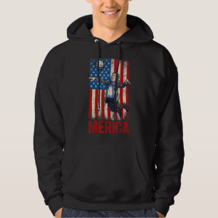Volleyball Benjamin Franklin 4th Of July Boys Kids Hoodie