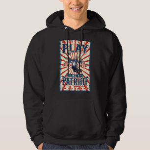 Volleyball Benjamin Franklin 4th Of July Boys Kids Hoodie