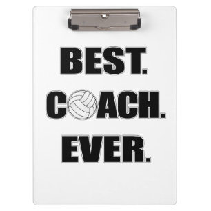 Volleyball Best Coach Ever Clipboard