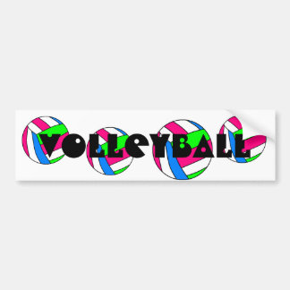 Volleyball Bumper Sticker