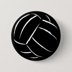 Volleyball Button - Customised