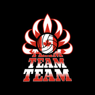 VOLLEYBALL CANADA HERITAGE UNISEX SPIKE TEAM T-Shirt