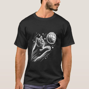 Volleyball Cat jump Serve Vintage Cat volleyball m T-Shirt