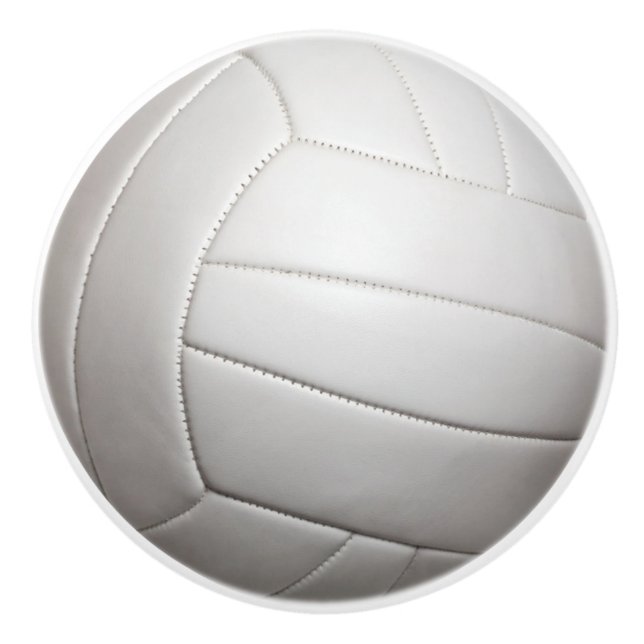 Volleyball ceramic knob (Front)