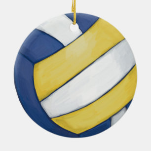 Volleyball Ceramic Ornament