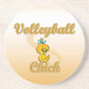 Volleyball Chick Coaster