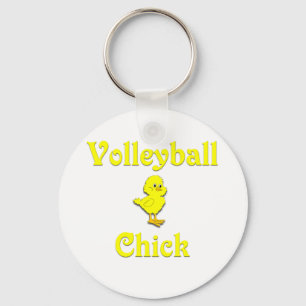 Volleyball  Chick Key Ring