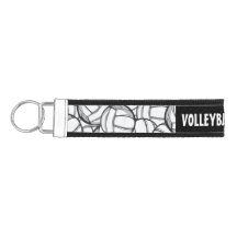 Volleyball Chick Wrist Key Chain