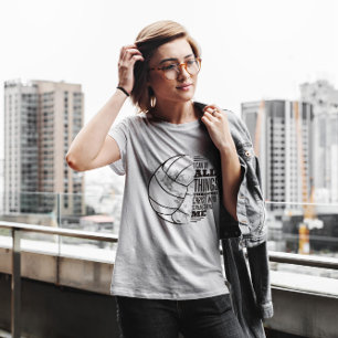 Volleyball Christ Quote T-Shirt