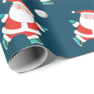 Volleyball Christmas Gift Wrapping Paper