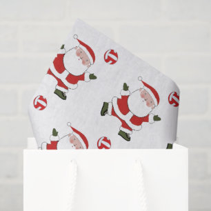 Volleyball Christmas Holiday Tissue Paper
