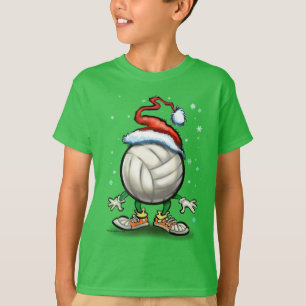 Volleyball Christmas T-Shirt