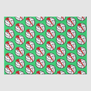 Volleyball Christmas Tissue Paper