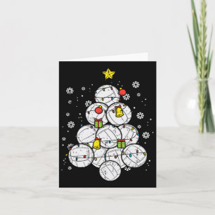 Volleyball Christmas Tree Xmas Sports Player Men W Card