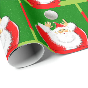 Volleyball Christmas Wrapping Paper