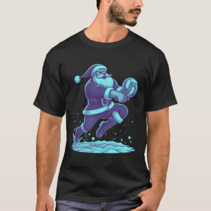 Volleyball Christmas Xmas Christmas Santa Volleyba T-Shirt