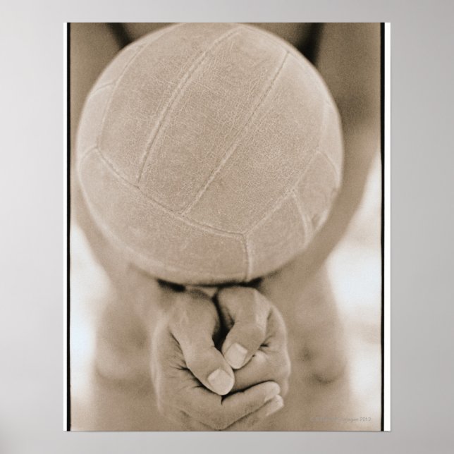 Volleyball Close-Up Poster (Front)