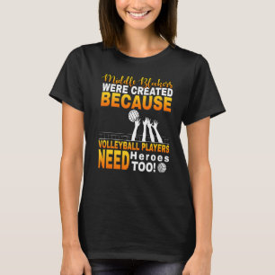 Volleyball Clothes For Teen Girls Womens Players T-Shirt