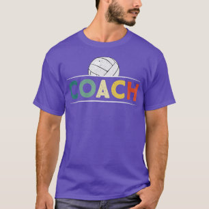 Volleyball Coach Gifts Funny Retro Vintage Ball Co T-Shirt