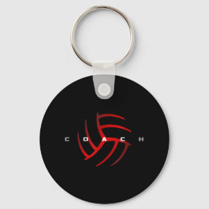 Volleyball Coach  Key Ring