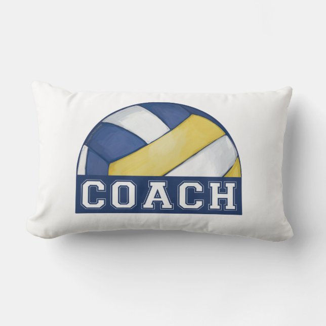 Volleyball Coach Lumbar Cushion (Front)