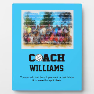Volleyball Coach - Personalised Plaque