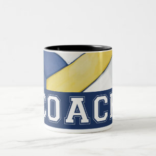 Volleyball Coach Two-Tone Coffee Mug